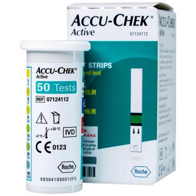 Que thử đường huyết Accu-Chek Active (50 cái)