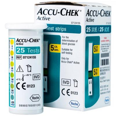 Que thử đường huyết Accu-Chek Active (25 cái)