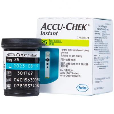 Que thử đường huyết Accu-Chek Instant (25 cái)
